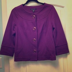 Banana Republic purple jacket sz M